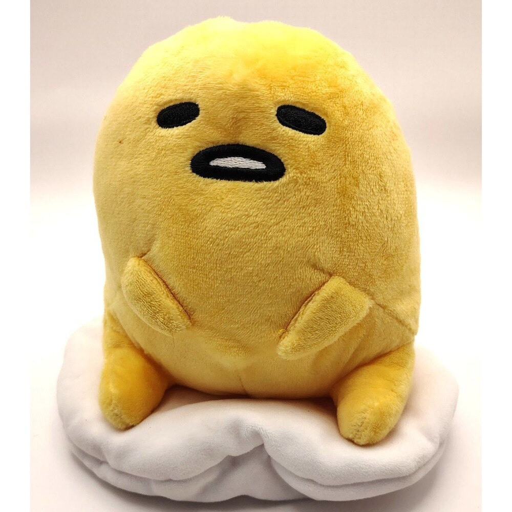 Sanrio Gudetama Lazy Egg  8in Stuffed Animal Plush Toy Collectibleb flawed